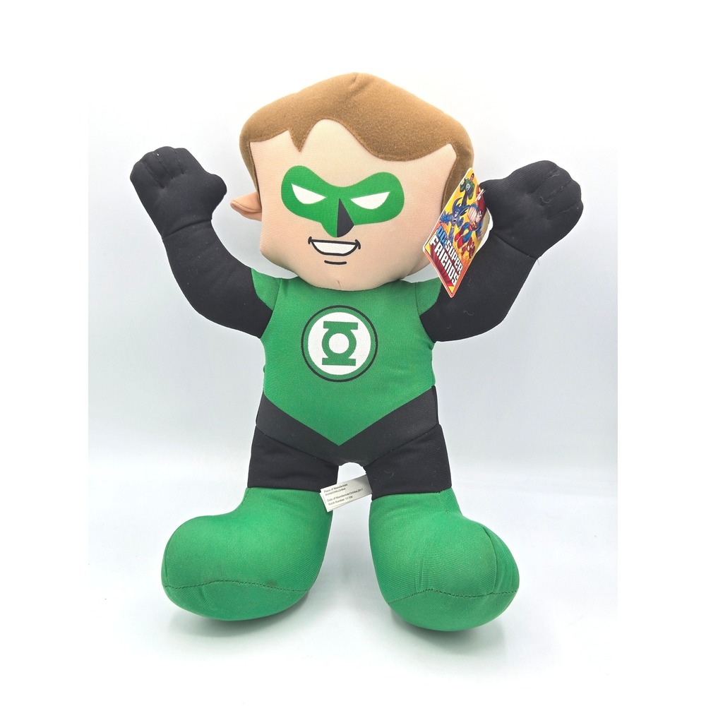 NWT DC Comics Justice League Green Lantern Plush Stuffed Animal‎ Pal 13.5"